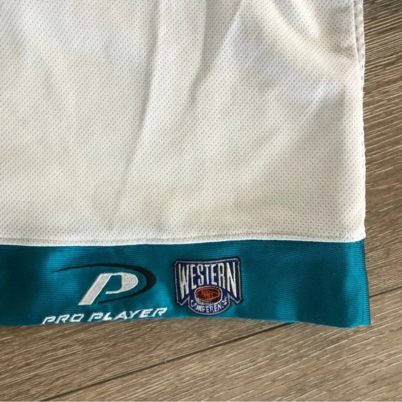 Vintage 1990’s Pro Player San Jose Sharks Jersey sz Large Home White Hockey NHL - Picture 5 of 7